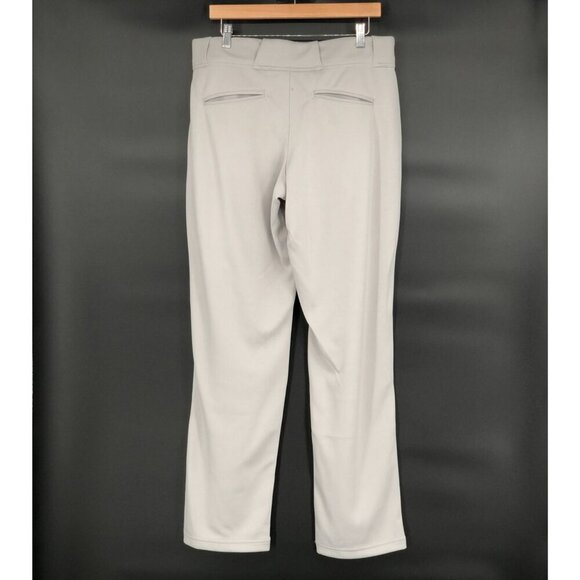 New Balance Men's Solid Full Length Baseball Pants L Gray Fast Dry Moisture Wick - Picture 2 of 10